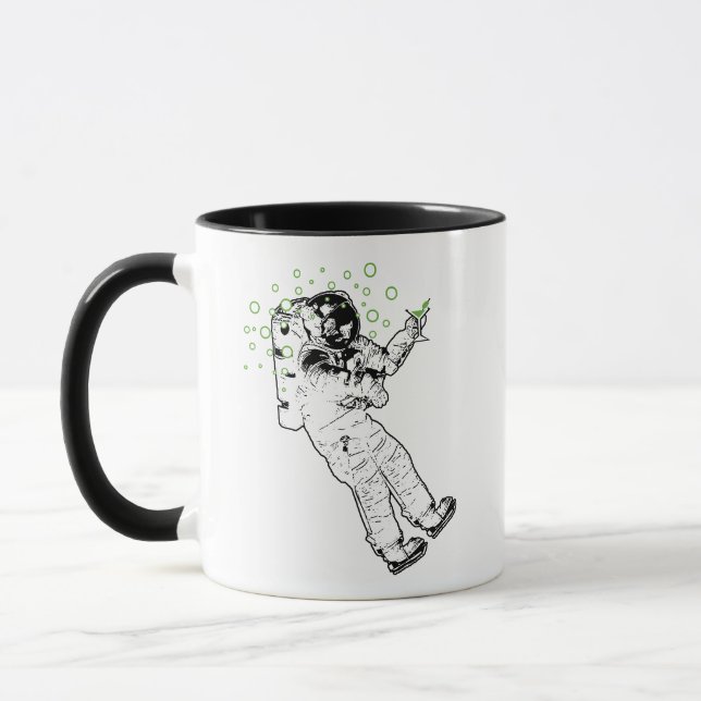 Tipsy Astronaut Mug (Left)