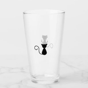 Tipsy Kitty Glass