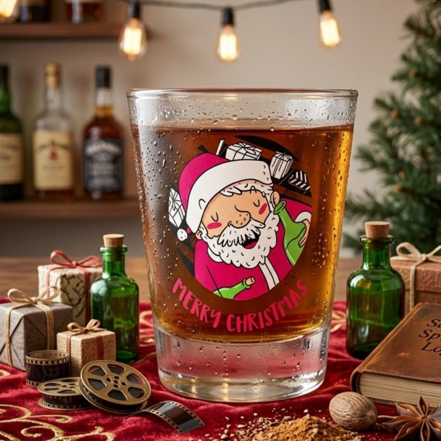 Tipsy Santa Holiday Shot Glass (Creator Uploaded)