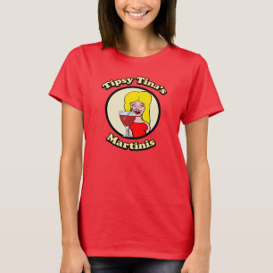 Tipsy Tina's Martinis T-Shirt
