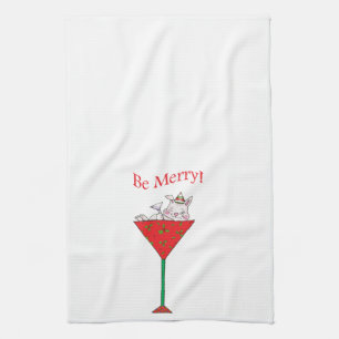 Tipsy-tini's Rabbit Kitchen Towel