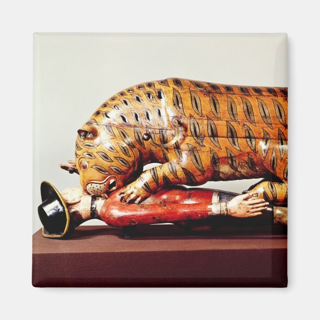 Tipu's Tiger, c.1790 (wood) Magnet (Front)