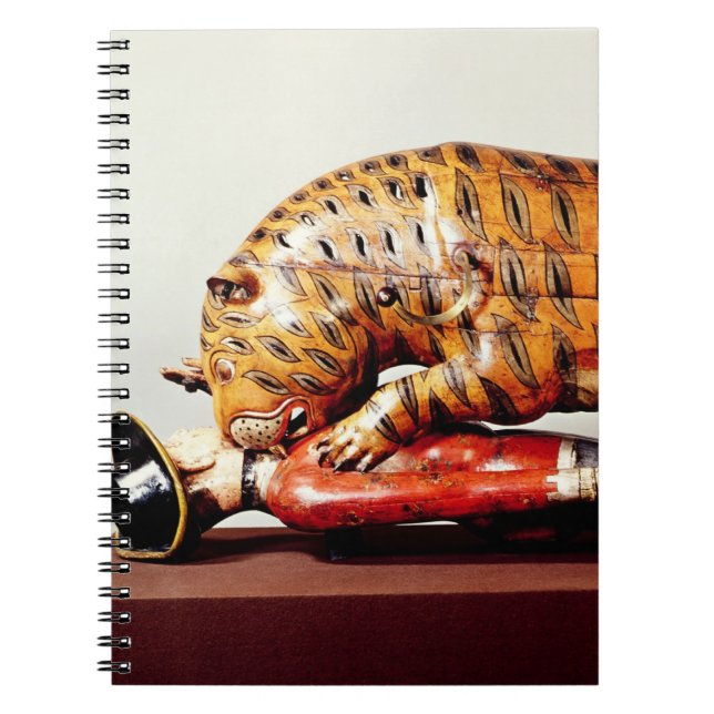 Tipu's Tiger, c.1790 (wood) Notebook (Front)