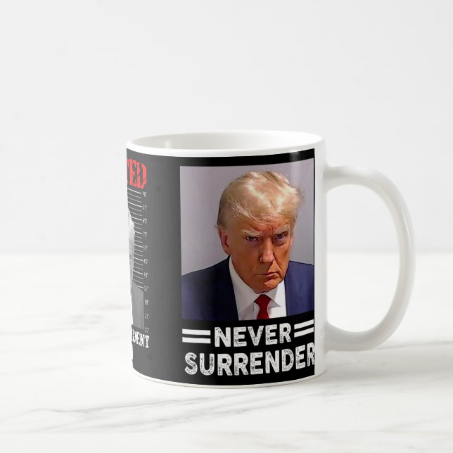 Tir De Mug - Donald Trump Tiré De Mug Recherché Po (Droite)