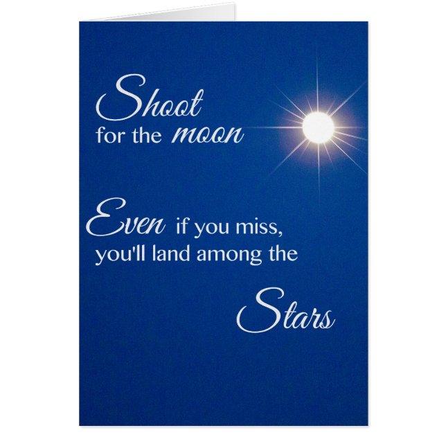 Tir pour la carte Moon Land Among Stars Card (Devant)