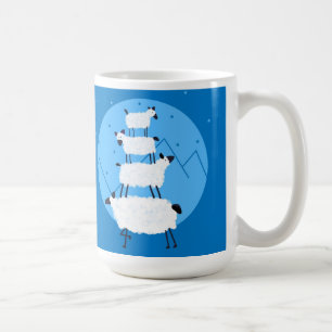 Tir pour les étoiles Mouton motivationnel Mug