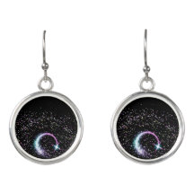 Tir Star Galaxy Espace Boucles d'oreilles