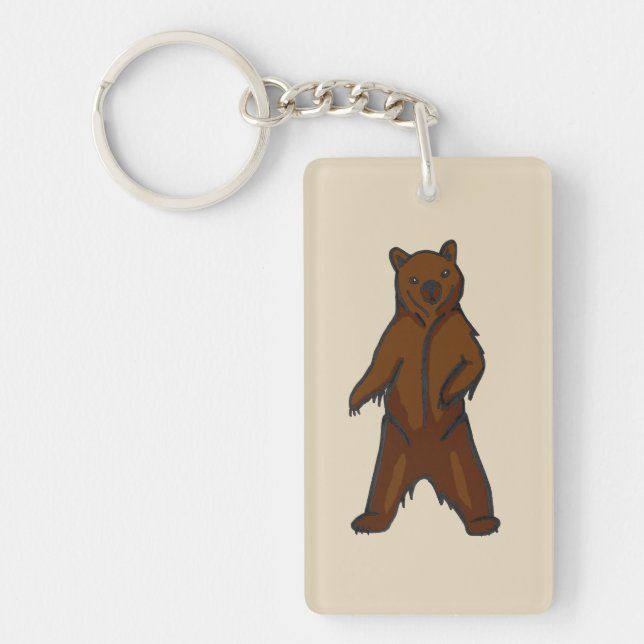 Tirage de bois Ours grizzli Brown (Devant)