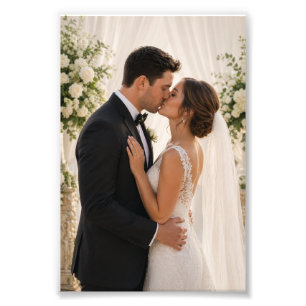 Tirage photo personnalisé de mariage 33x48