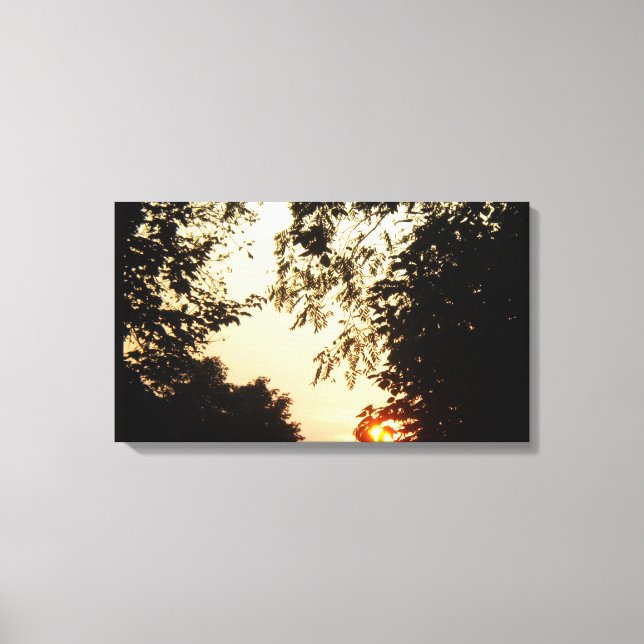 Tirages de toile enveloppée Sunrise (Recto)