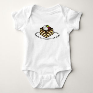 Tiramisu Italian Bakery Foodie Dessert Baking Baby Bodysuit
