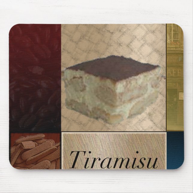 tiramisu mouse pad (Front)