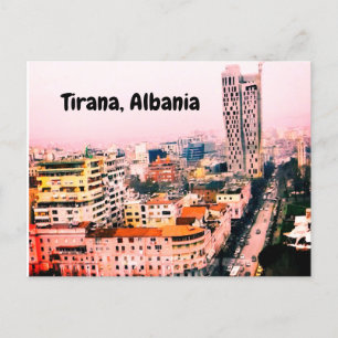 Tirana Albania Postcard