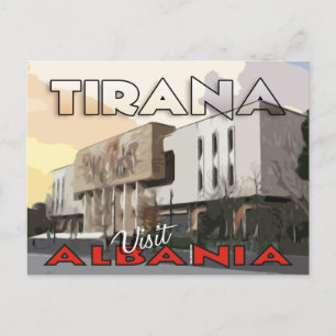 Tirana, Carte postale Visite Albanie