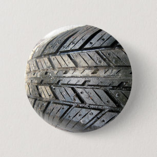 Tire 2 Inch Round Button