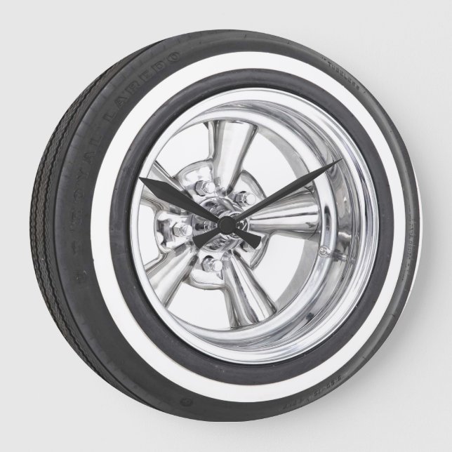 tire and rim large clock (Front)