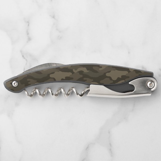 TIRE-BOUCHON 迷彩　セピア　 (Dos)