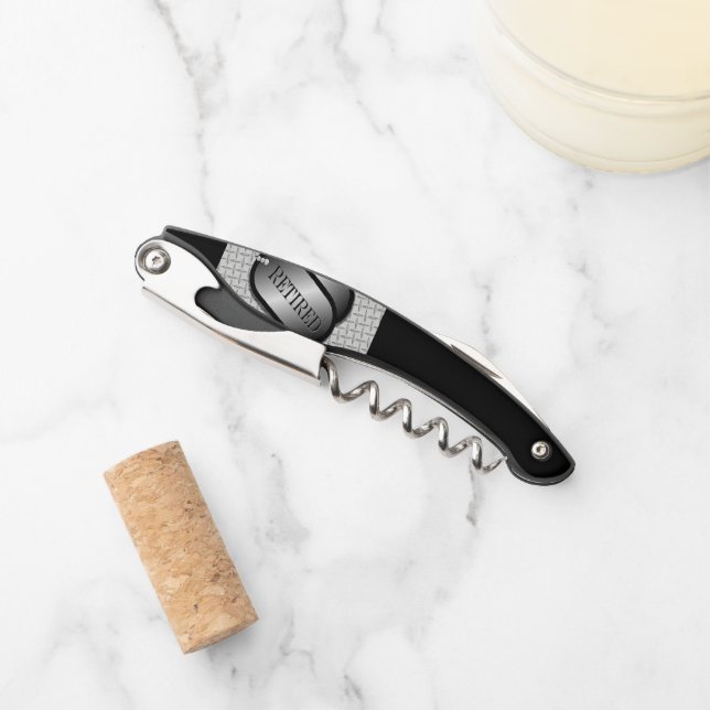 Tire-bouchon Balise Chien retraité (Devant)