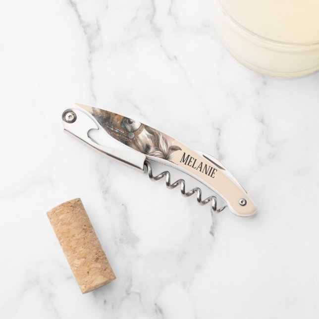 Tire-bouchon Beautiful Boho Horse  (Devant)