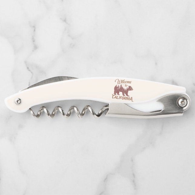 Tire-bouchon Bienvenue à California Bear Forest (Dos)