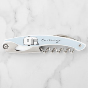 Tire-bouchon Caravane arrondie par remorque classique vintage