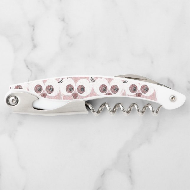 Tire-bouchon Chouette d'ouverture de la bouteille de tire-bouch (Devant)