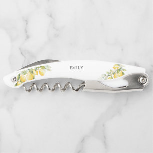 Tire-bouchon Citron Citrus Fête des mariées Waiter's Corkvis