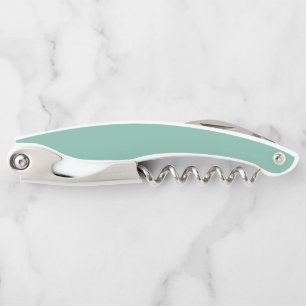 Tire-bouchon Couleur uni vert pastel Amazonite