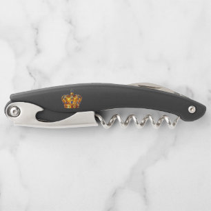 Tire-bouchon Couronne royale en or