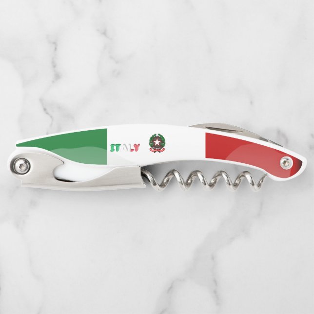 Tire-bouchon Drapeau italien (Devant)