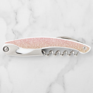 Tire-bouchon Élégante Parties scintillant Gold et Rose Gold Spa