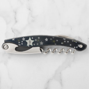 Tire-bouchon Espace Whimsical Galaxy Stars Monogramme