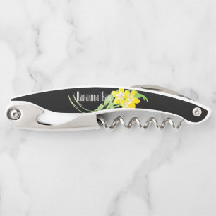 Tire-bouchon Fleur de Plumeria de baie d'Hawaï Hanauma