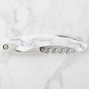 Tire-bouchon Marbre blanc Carrara Texture