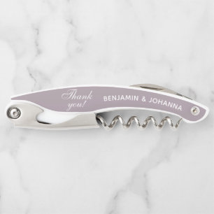 Tire-bouchon Mariage Lilac couleur français privilégie le Merc