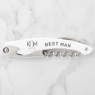 Tire-bouchon Mariage moderne décoratif Best Man B ID887
