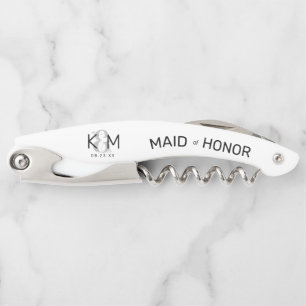 Tire-bouchon Mariage moderne décoratif Maid of Honor B ID887