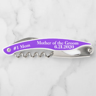 Tire-bouchon Mère de la chambre Violet mariage Faveurs