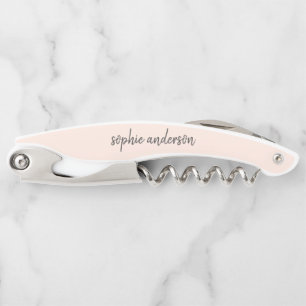 Tire-bouchon Minimiser la modernité   Nom de la serveuse de pon