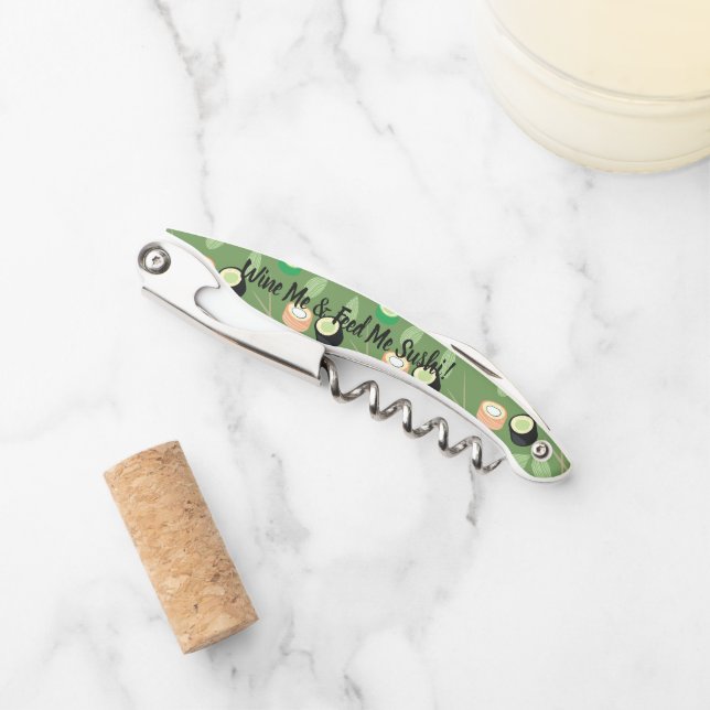 Tire-bouchon Monogram Sushi Vert Vin (Devant)