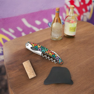 Tire-bouchon Motif d'oignon multicolore