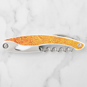 Tire-bouchon Mur défectueux avec texture jaune et orange