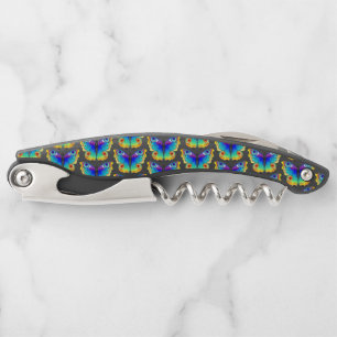 Tire-bouchon Oeil de paon arc-en-ciel