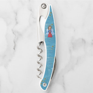 Tire-bouchon Patriotique Juillet 4 Angel American Drapeau étoil