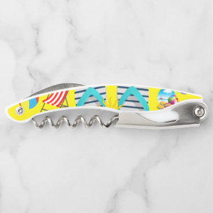 Tire-bouchon Plage d'ouverture de la bouteille de bouchon