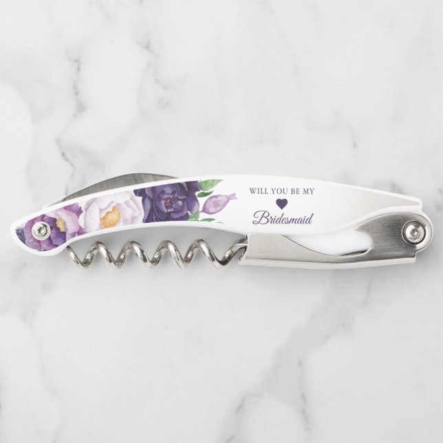 Tire-bouchon Purple Lavande Verdure Sera Mon Épouse (Dos)