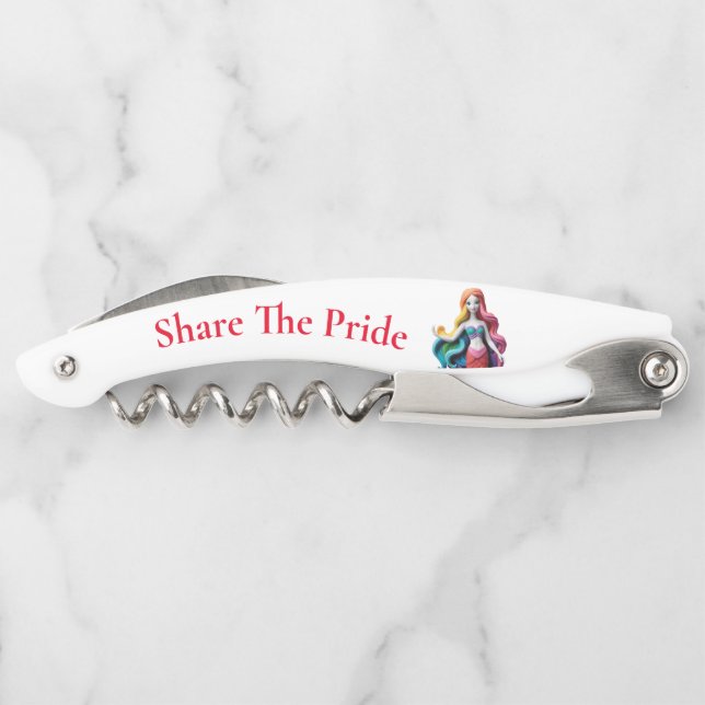 Tire-bouchon Rainbow Pride Sirène Thunder_Cove (Dos)