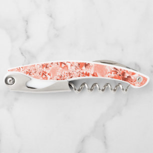 Tire-bouchon Saumon clignotant au rouge avec un peu de brillant