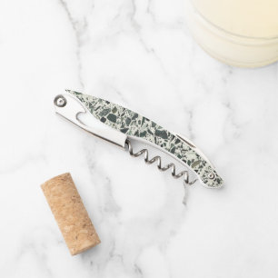 Tire-bouchon Terrazzo Vert Moderne