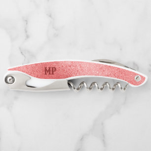 Tire-bouchon Texture brillante rouge irisée